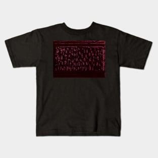 Texture - Spooky Stone Wall Kids T-Shirt